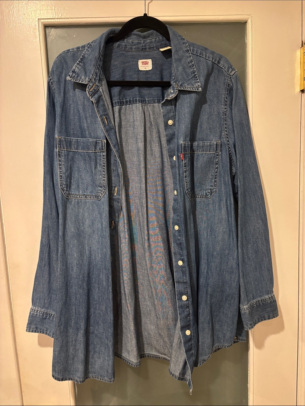 Levi's Blue Denim Button-Up Shirt